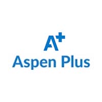 Aspen Plus logo: A+ with "Aspen Plus" text below.